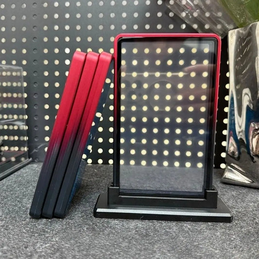 Gradient Color Trading Card Protect Box Aluminum Alloy Double-sided Glass 35PT PSA/CGC Box Transparent UV Protection