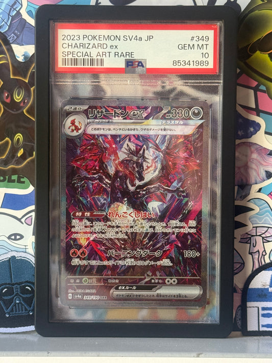 PSA 10 Charizard EX 349/190 Shiny Treasure SAR Special Art Rare Japanese POKEMON