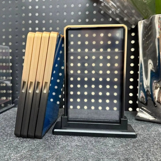 Gradient Color Trading Card Protect Box Aluminum Alloy Transparent 35PT PSA/CGC Box Double-sided Glass UV Protection