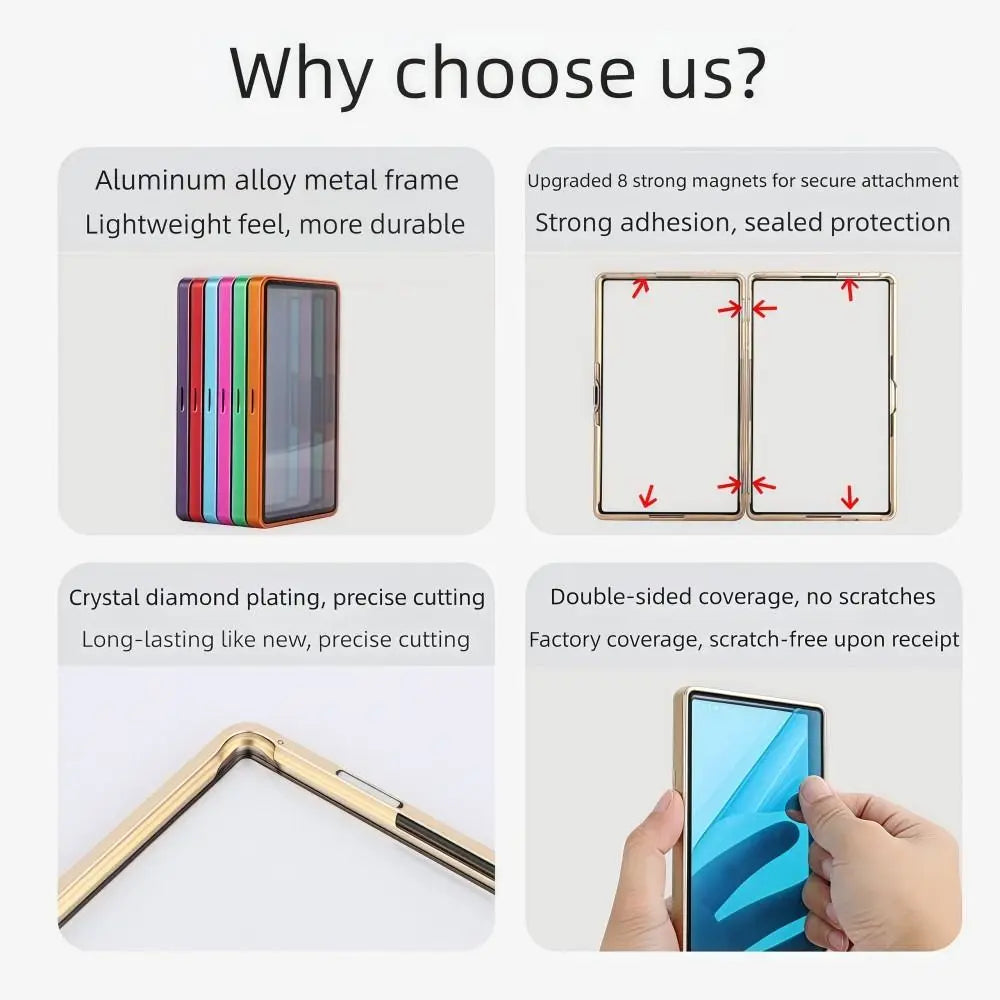 Gradient Color Trading Card Protect Box Aluminum Alloy Double-sided Glass 35PT PSA/CGC Box Transparent UV Protection